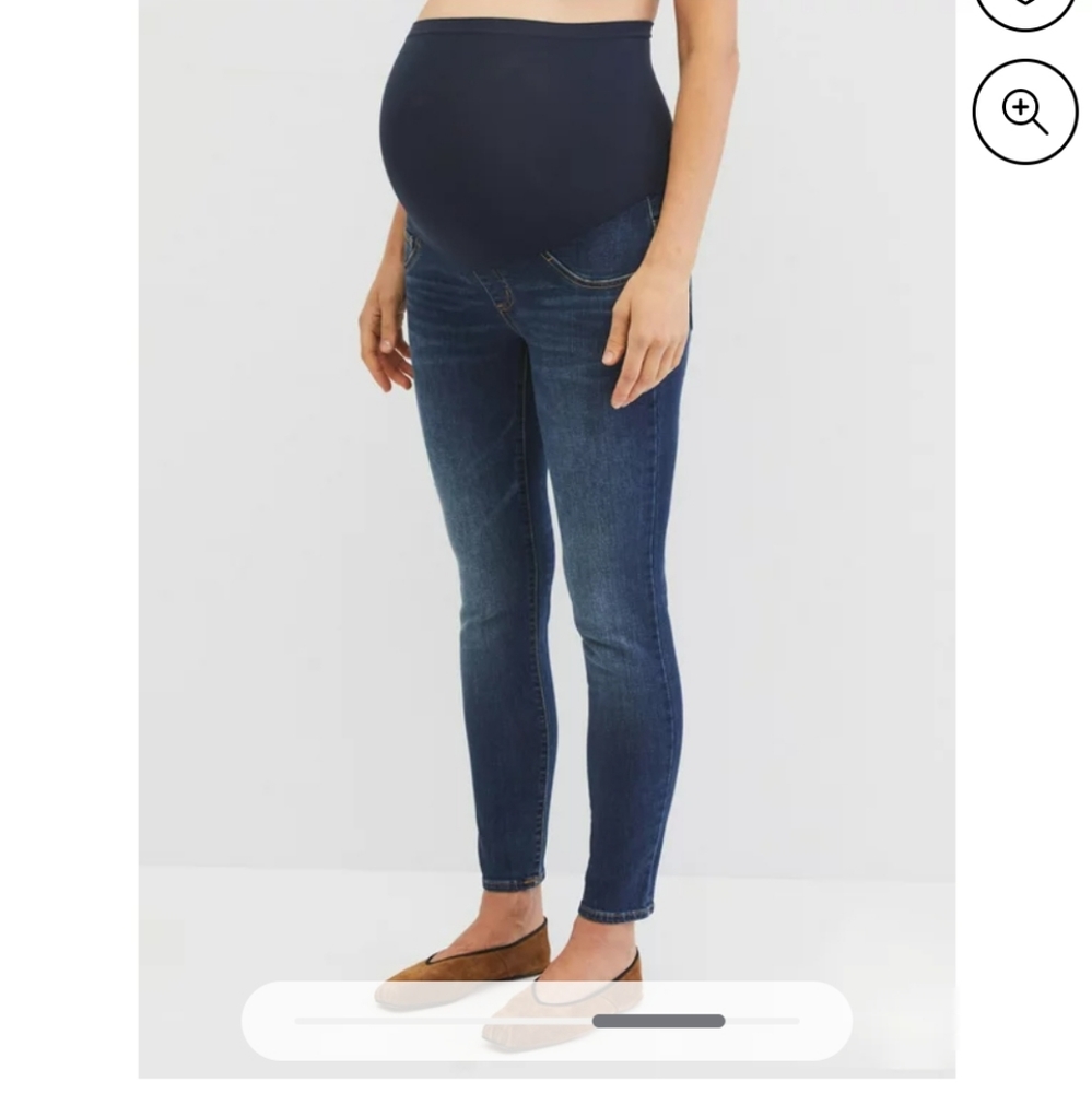 Branch + twig Maternity Jeans small size (can fit size2-4 as it's very stretchy) - Picture 1 of 5